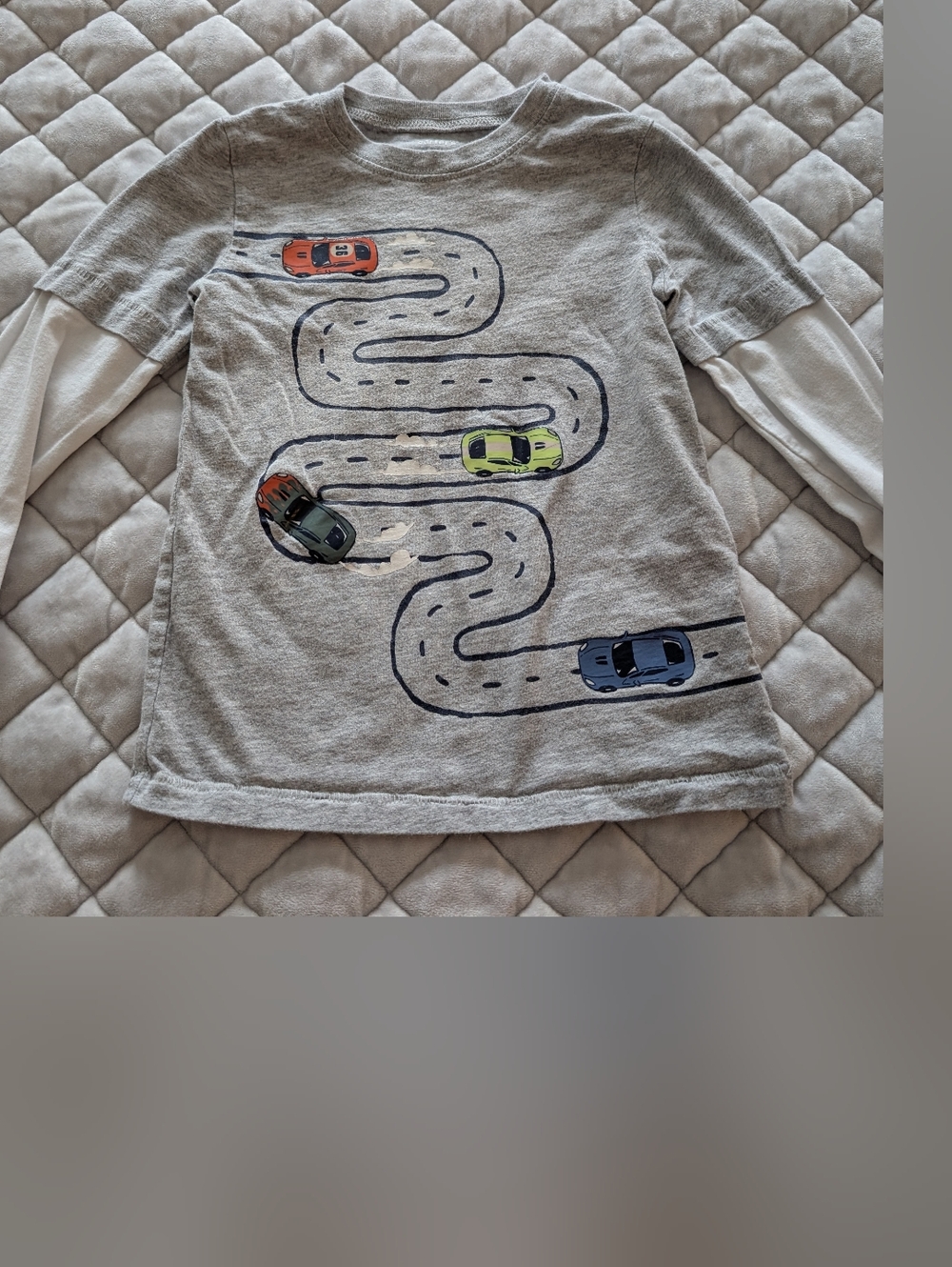 Carter's And Cat & Jack Toddler Boy Long Sleeve Shirt, Size 4T, Set Of 5x Shirts - Picture 3 of 7